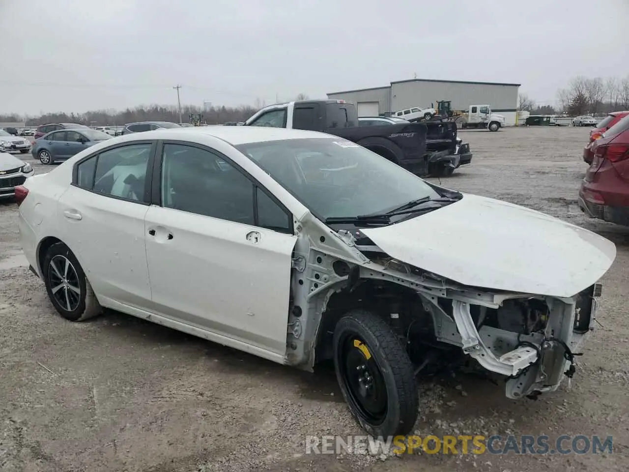 4 fotografías del automóvil dañado 4S3GKAV63L3608643 SUBARU IMPREZA 2020
