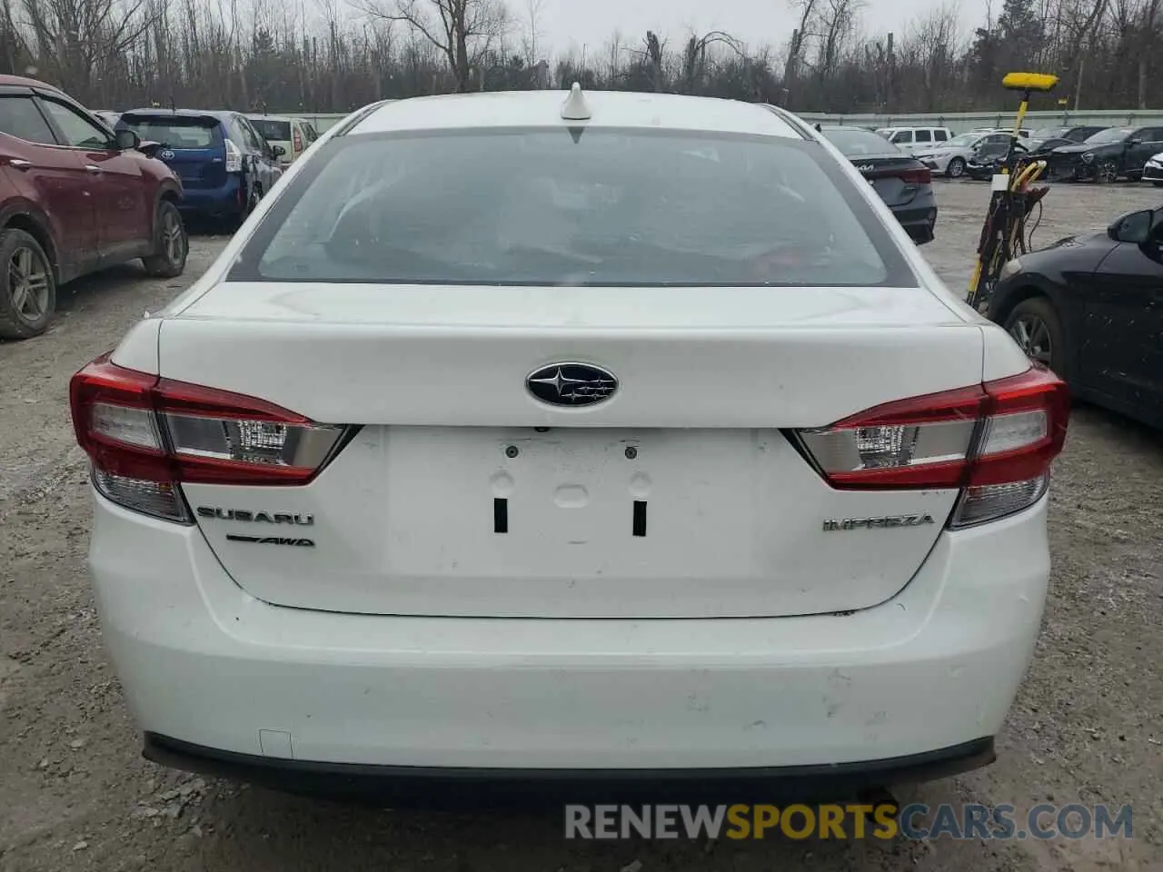 6 fotografías del automóvil dañado 4S3GKAV63L3608643 SUBARU IMPREZA 2020