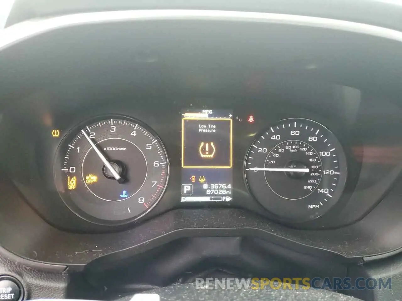 9 fotografías del automóvil dañado 4S3GKAV63L3608643 SUBARU IMPREZA 2020