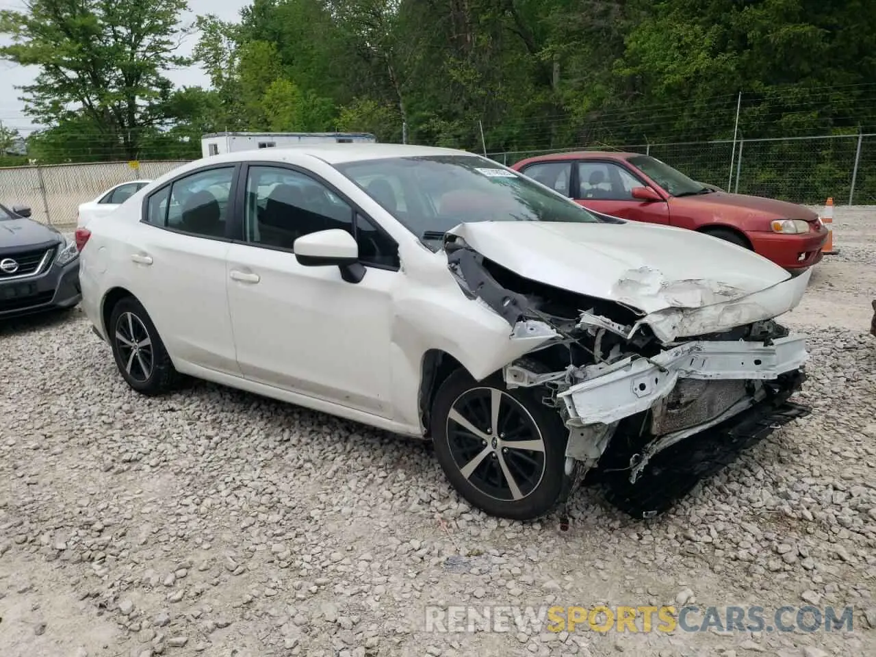 4 fotografías del automóvil dañado 4S3GKAV68L3606225 SUBARU IMPREZA 2020