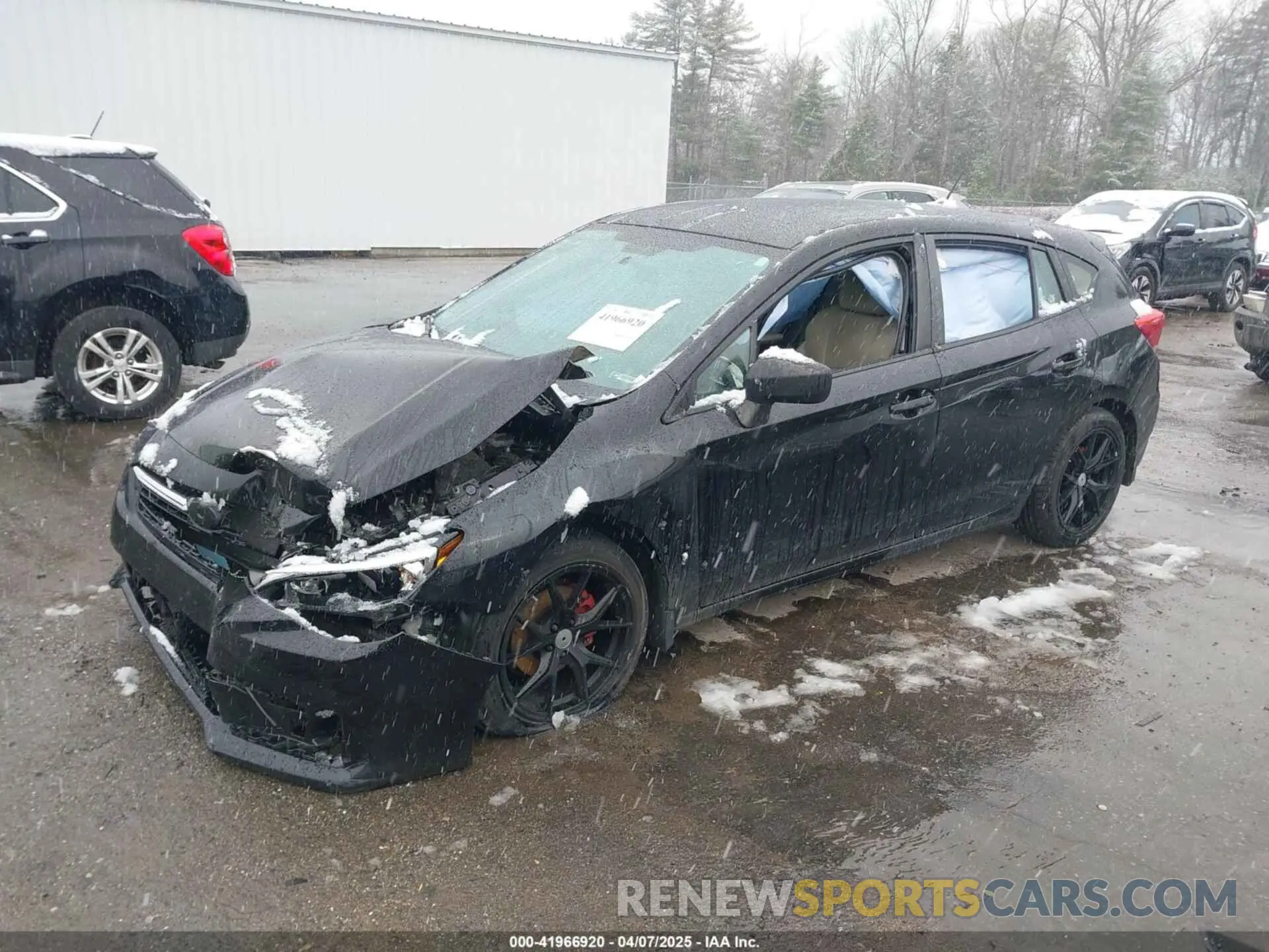 2 fotografías del automóvil dañado 4S3GTAB62L3701235 SUBARU IMPREZA 2020