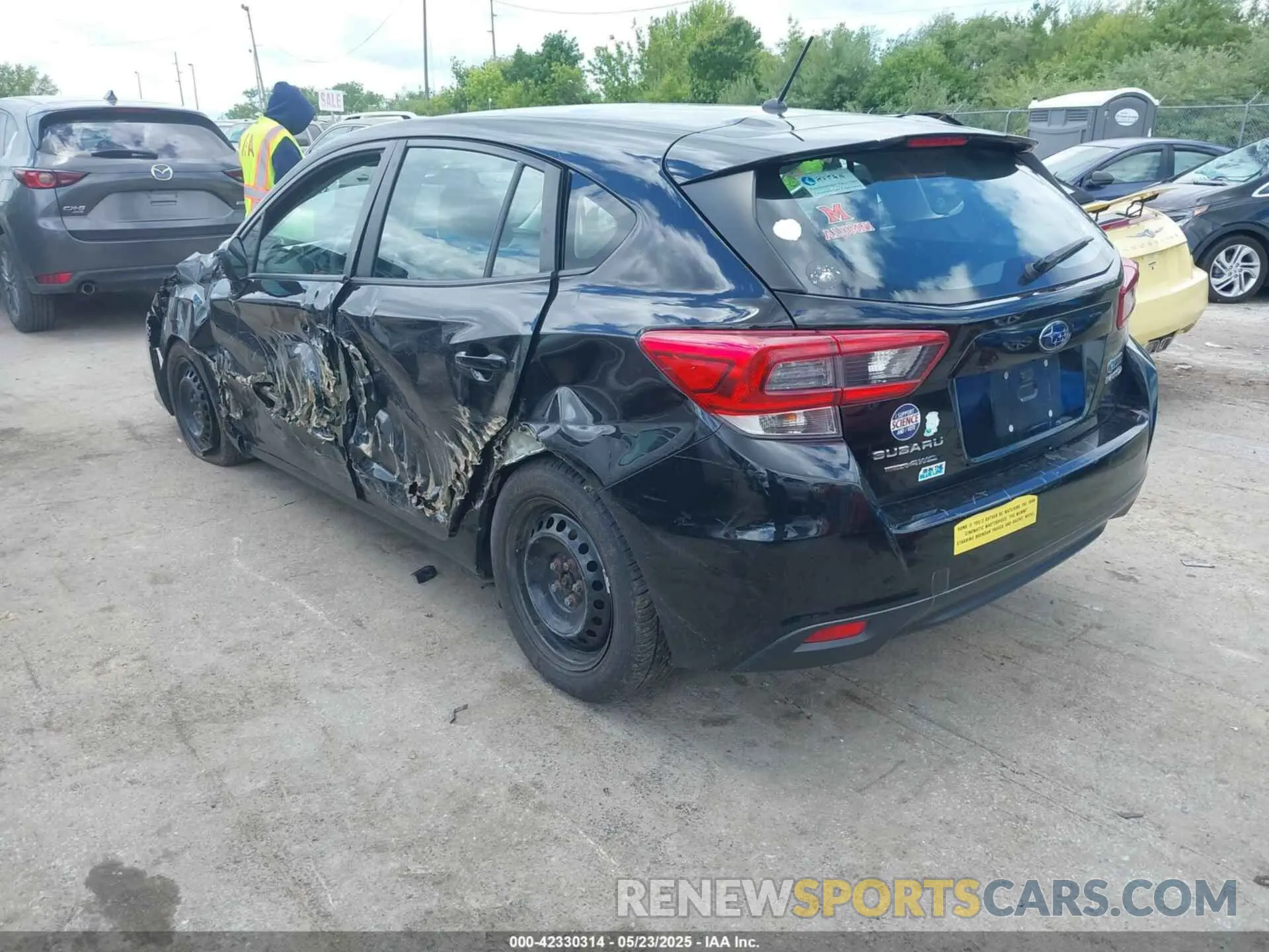 3 fotografías del automóvil dañado 4S3GTAB64L3704251 SUBARU IMPREZA 2020