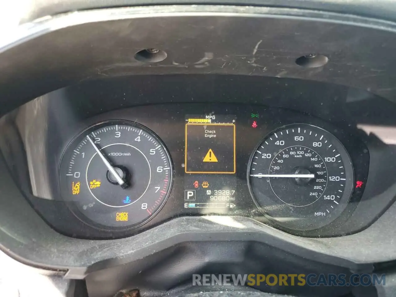9 fotografías del automóvil dañado 4S3GTAB65L3721673 SUBARU IMPREZA 2020
