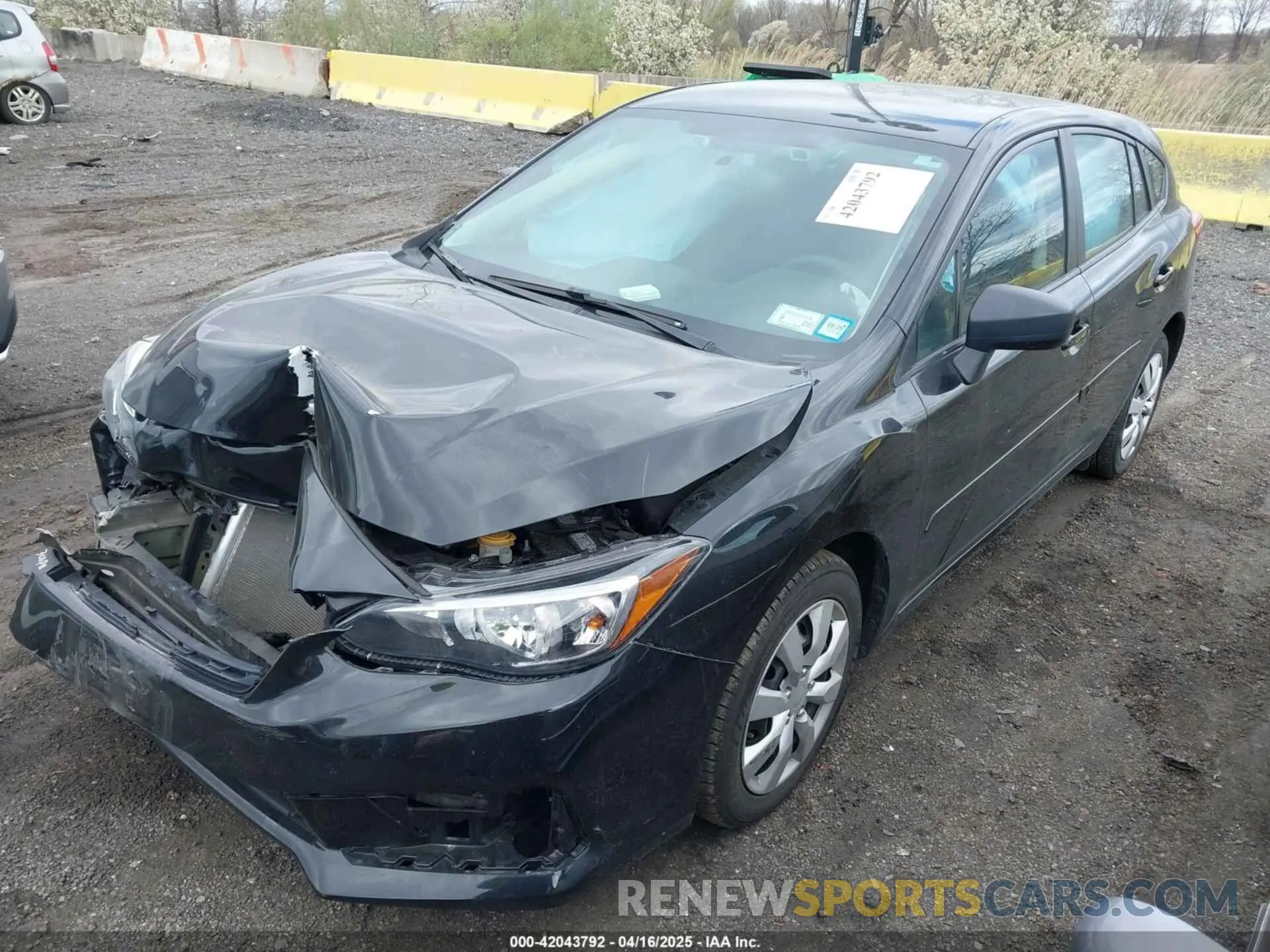 2 fotografías del automóvil dañado 4S3GTAB6XL3732443 SUBARU IMPREZA 2020