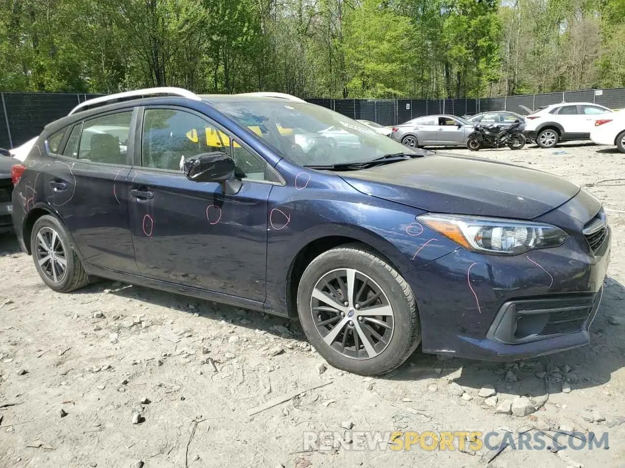 4 fotografías del automóvil dañado 4S3GTAD67L3719761 SUBARU IMPREZA 2020