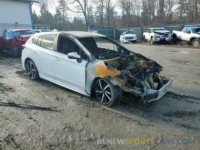 10 fotografías del automóvil dañado 4S3GTAJ61L1733820 SUBARU IMPREZA 2020