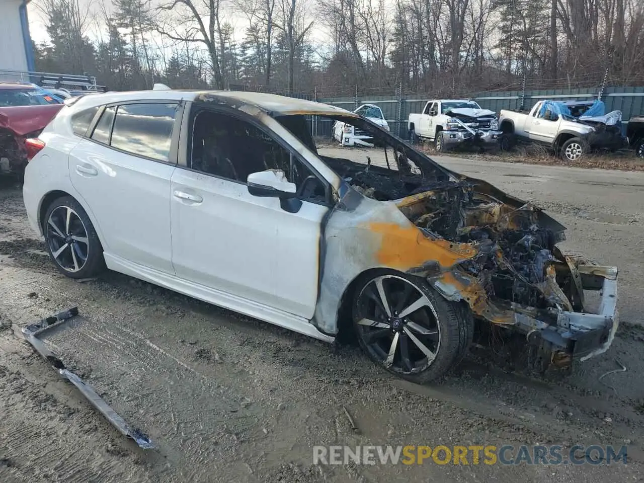 4 fotografías del automóvil dañado 4S3GTAJ61L1733820 SUBARU IMPREZA 2020