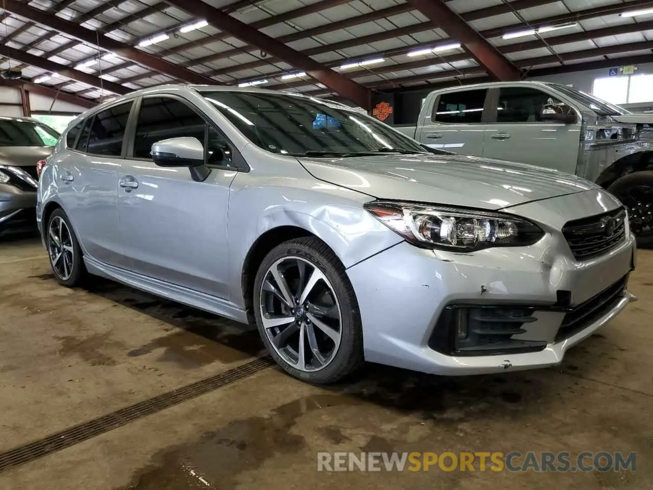 4 fotografías del automóvil dañado 4S3GTAJ67L1711112 SUBARU IMPREZA 2020