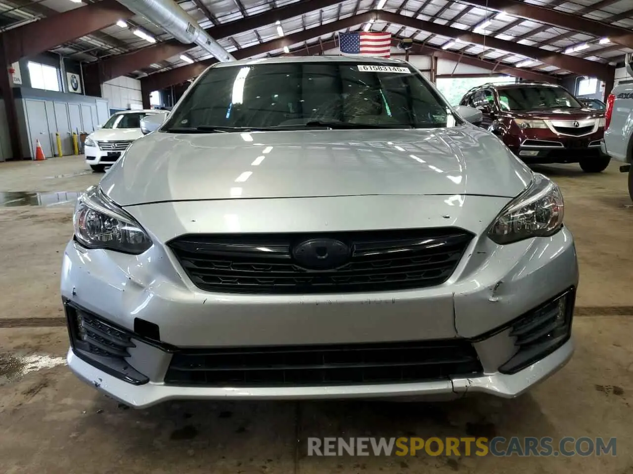 5 fotografías del automóvil dañado 4S3GTAJ67L1711112 SUBARU IMPREZA 2020