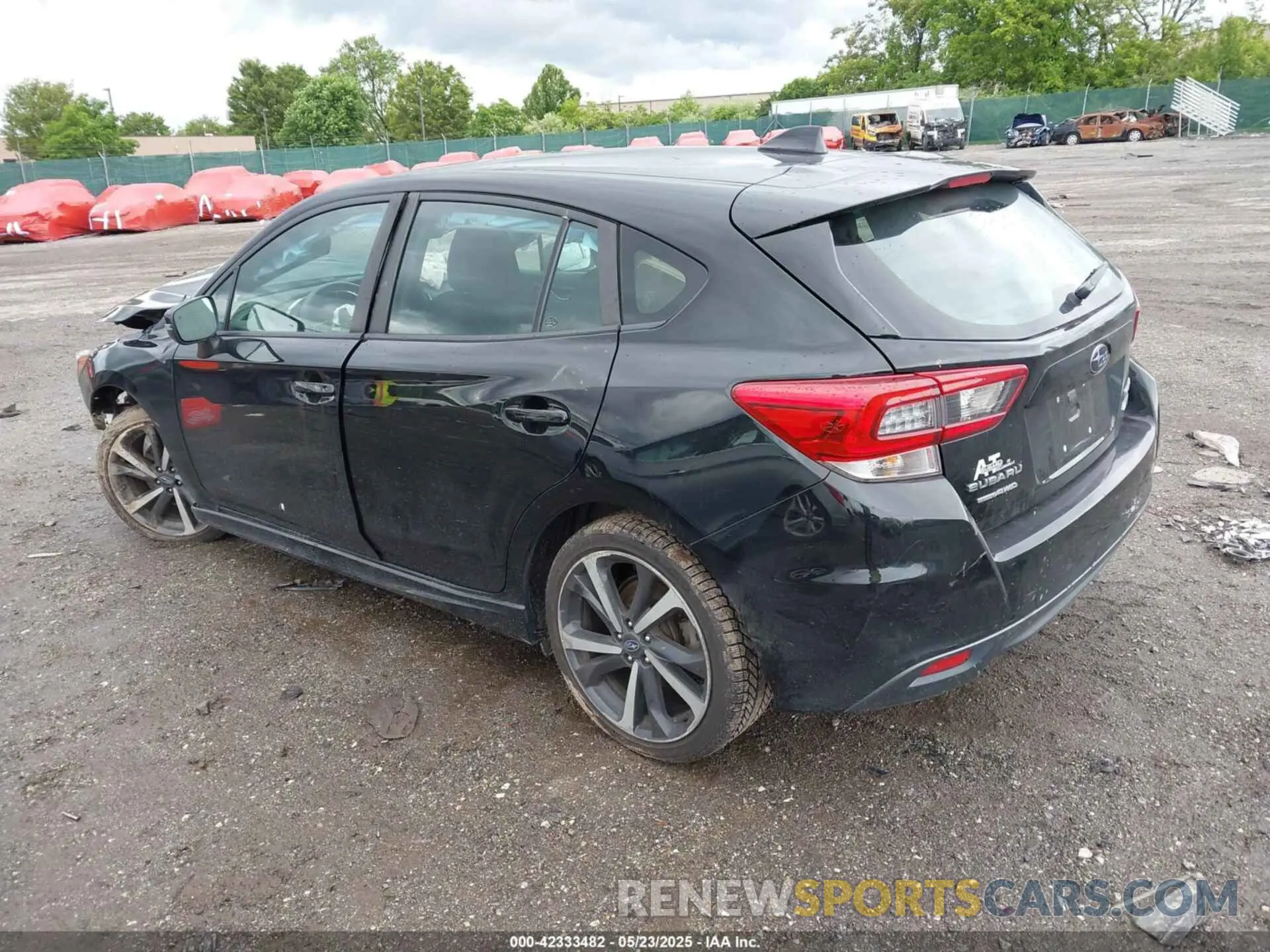 3 fotografías del automóvil dañado 4S3GTAL6XL3710649 SUBARU IMPREZA 2020