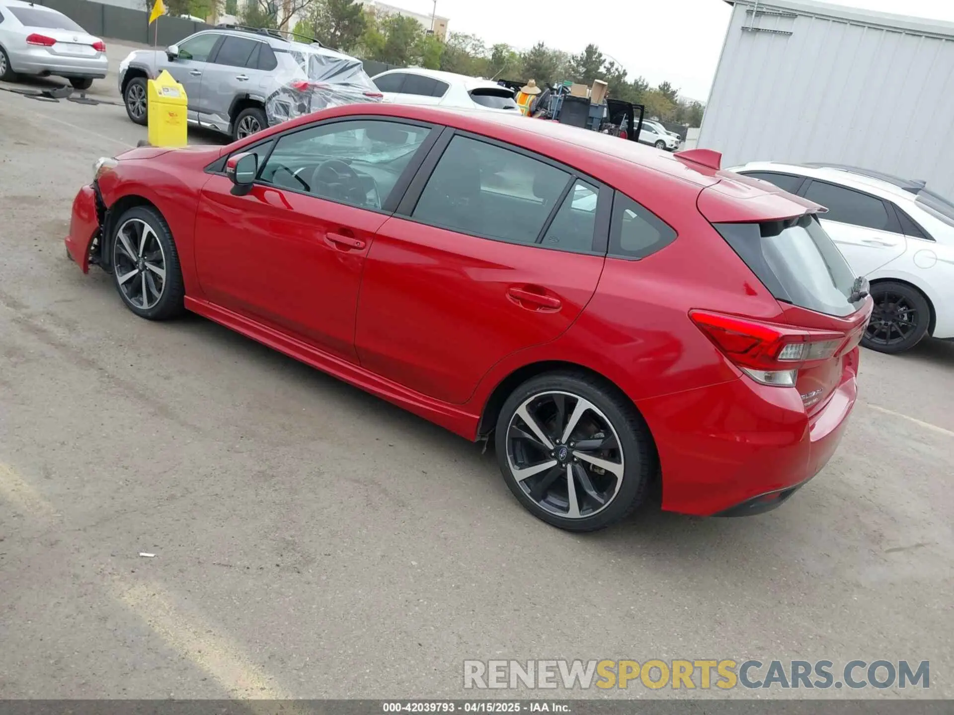 3 fotografías del automóvil dañado 4S3GTAM64L3706644 SUBARU IMPREZA 2020