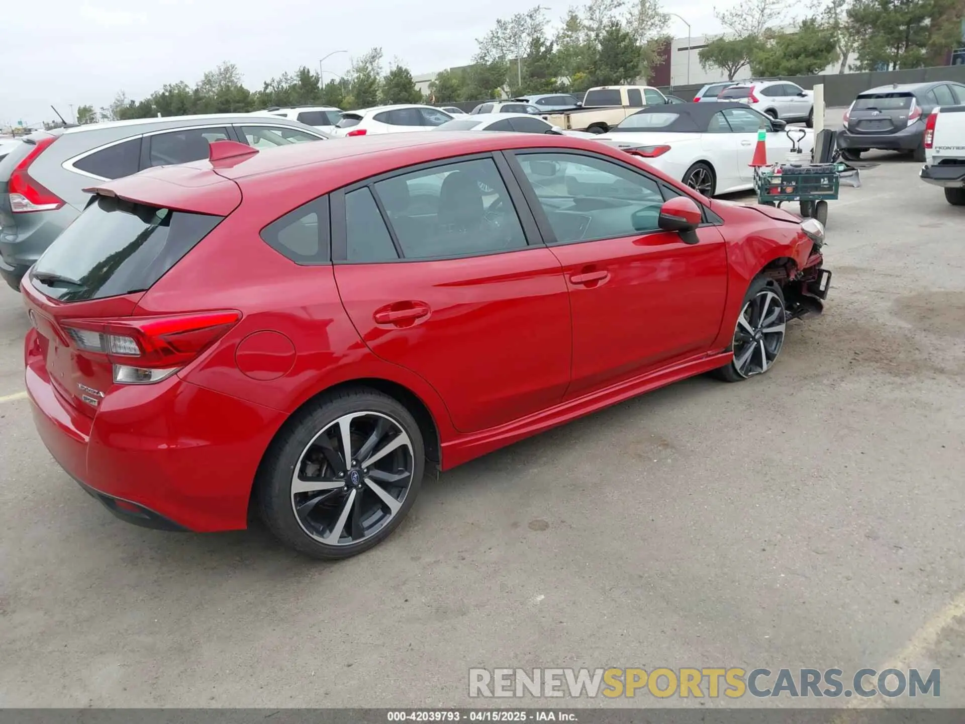 4 fotografías del automóvil dañado 4S3GTAM64L3706644 SUBARU IMPREZA 2020