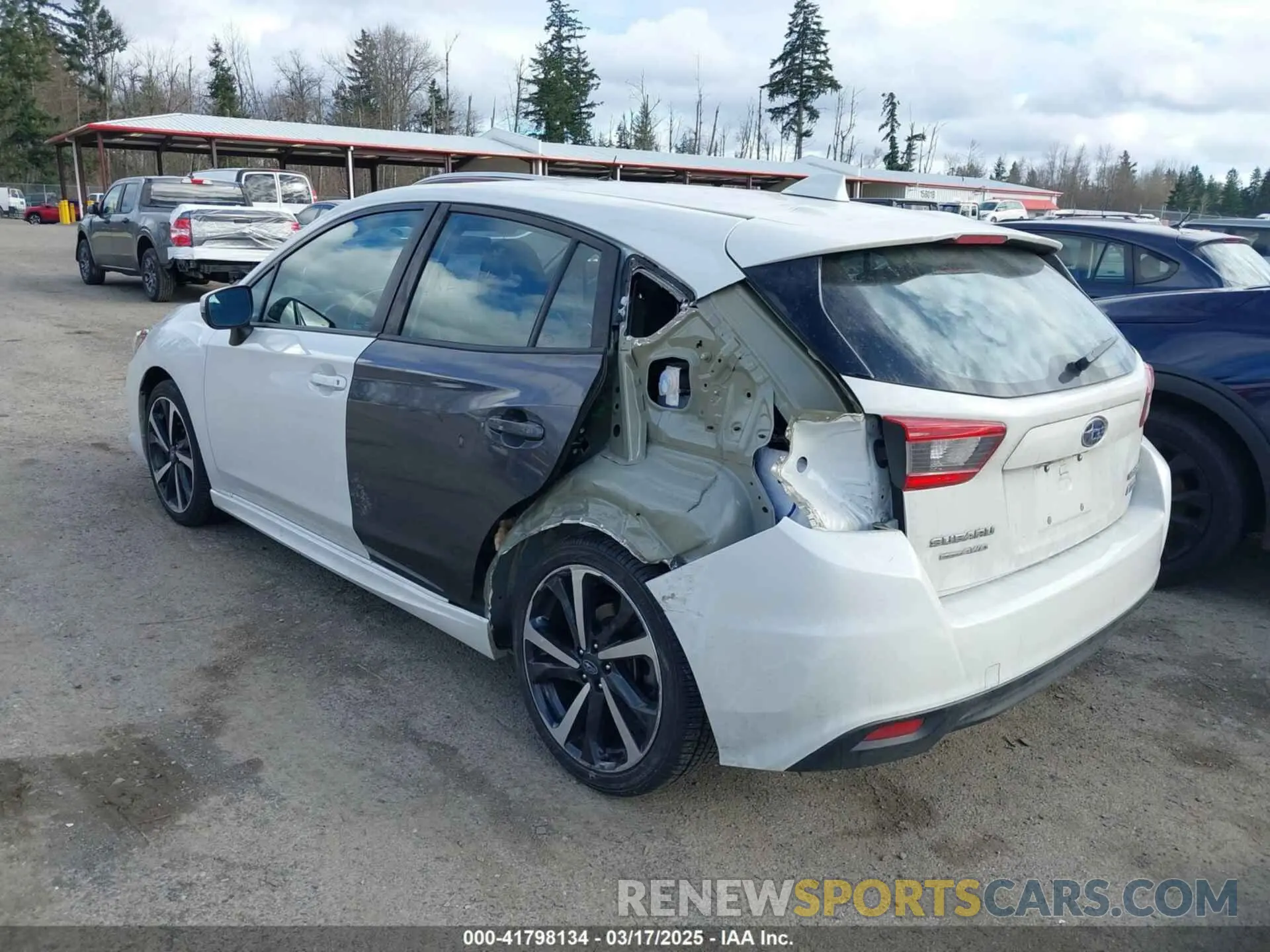 3 fotografías del automóvil dañado 4S3GTAM69L3730177 SUBARU IMPREZA 2020