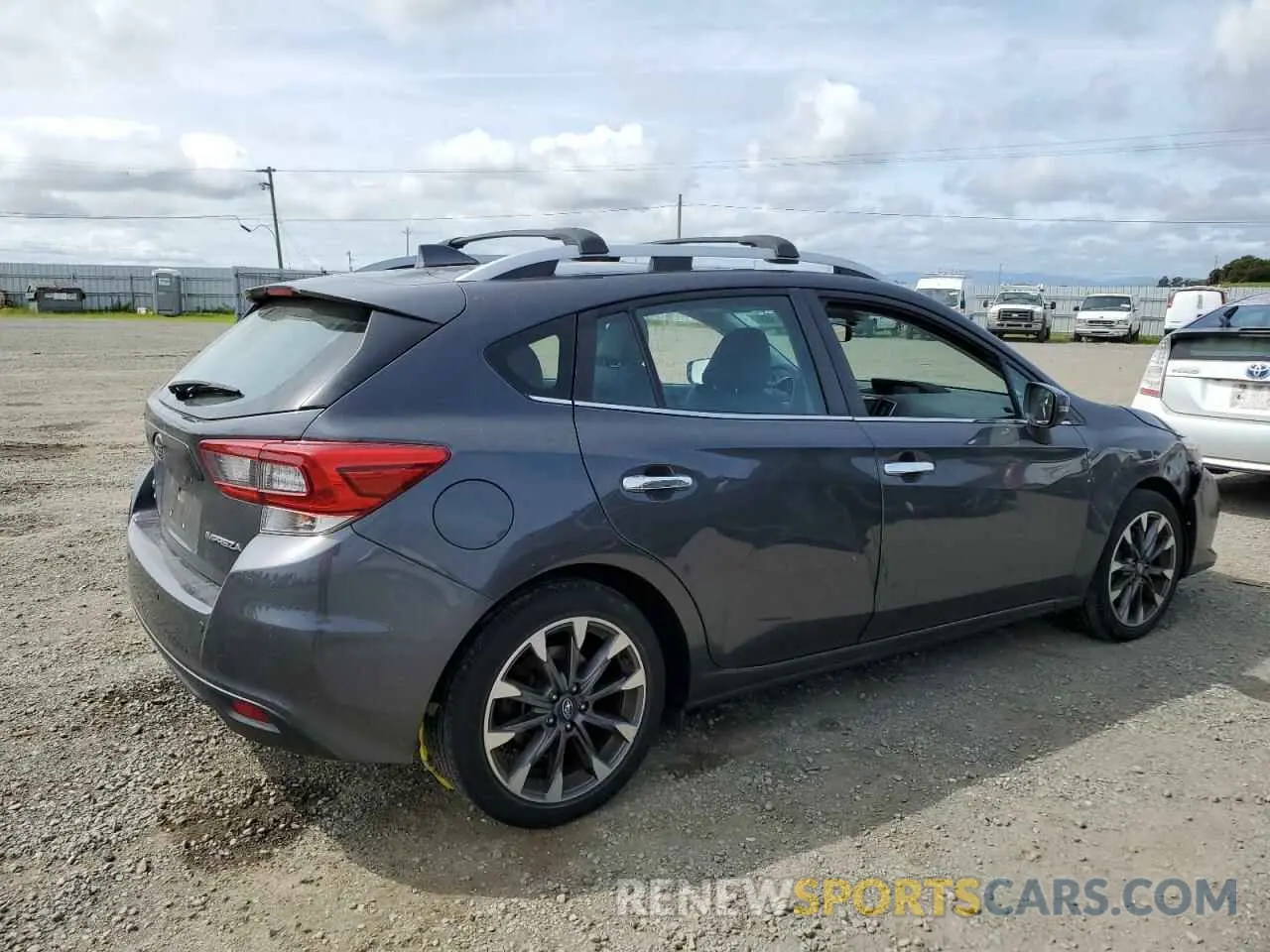 3 fotografías del automóvil dañado 4S3GTAU6XL3709726 SUBARU IMPREZA 2020