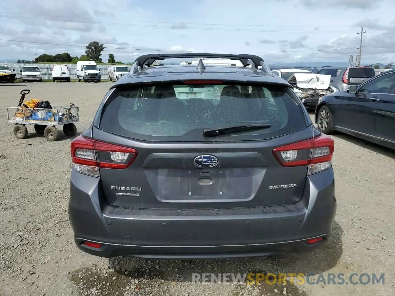 6 fotografías del automóvil dañado 4S3GTAU6XL3709726 SUBARU IMPREZA 2020