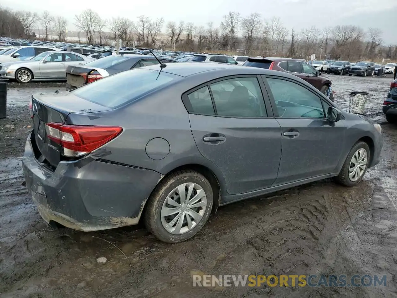 3 fotografías del automóvil dañado 4S3GKAA60M1606108 SUBARU IMPREZA 2021