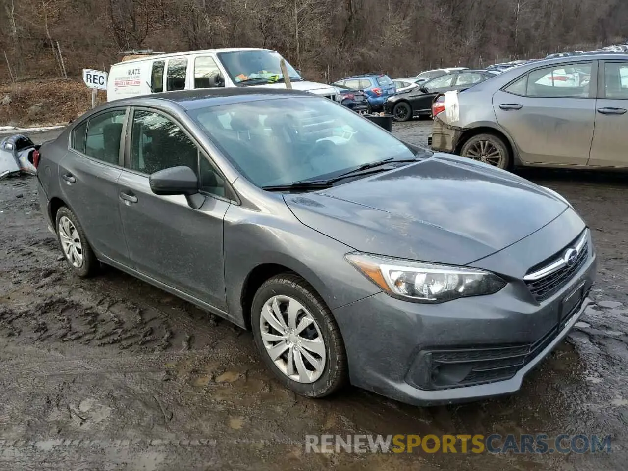 4 fotografías del automóvil dañado 4S3GKAA60M1606108 SUBARU IMPREZA 2021