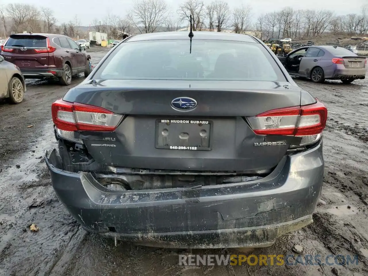 6 fotografías del automóvil dañado 4S3GKAA60M1606108 SUBARU IMPREZA 2021