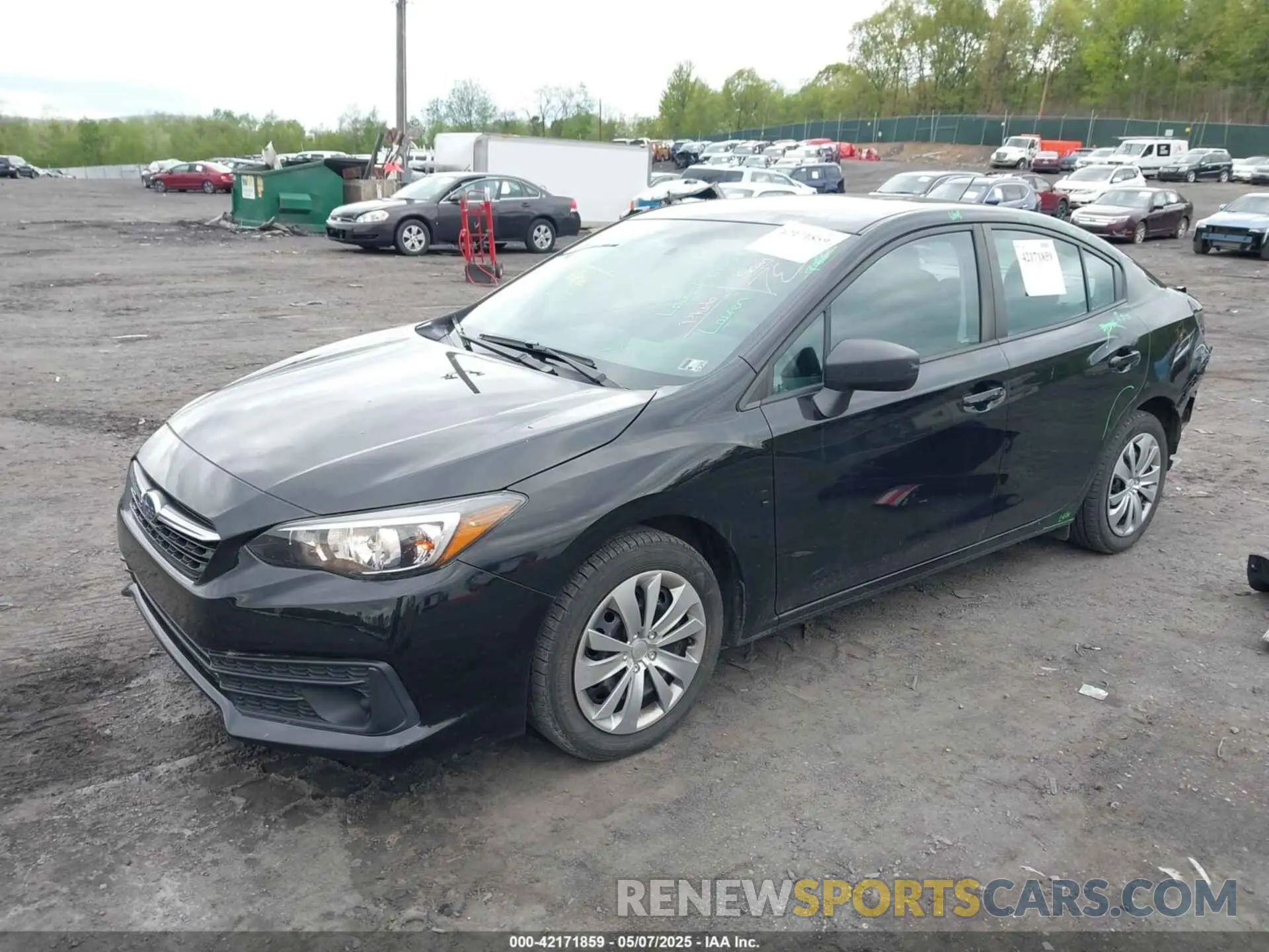 2 fotografías del automóvil dañado 4S3GKAB68M3601483 SUBARU IMPREZA 2021