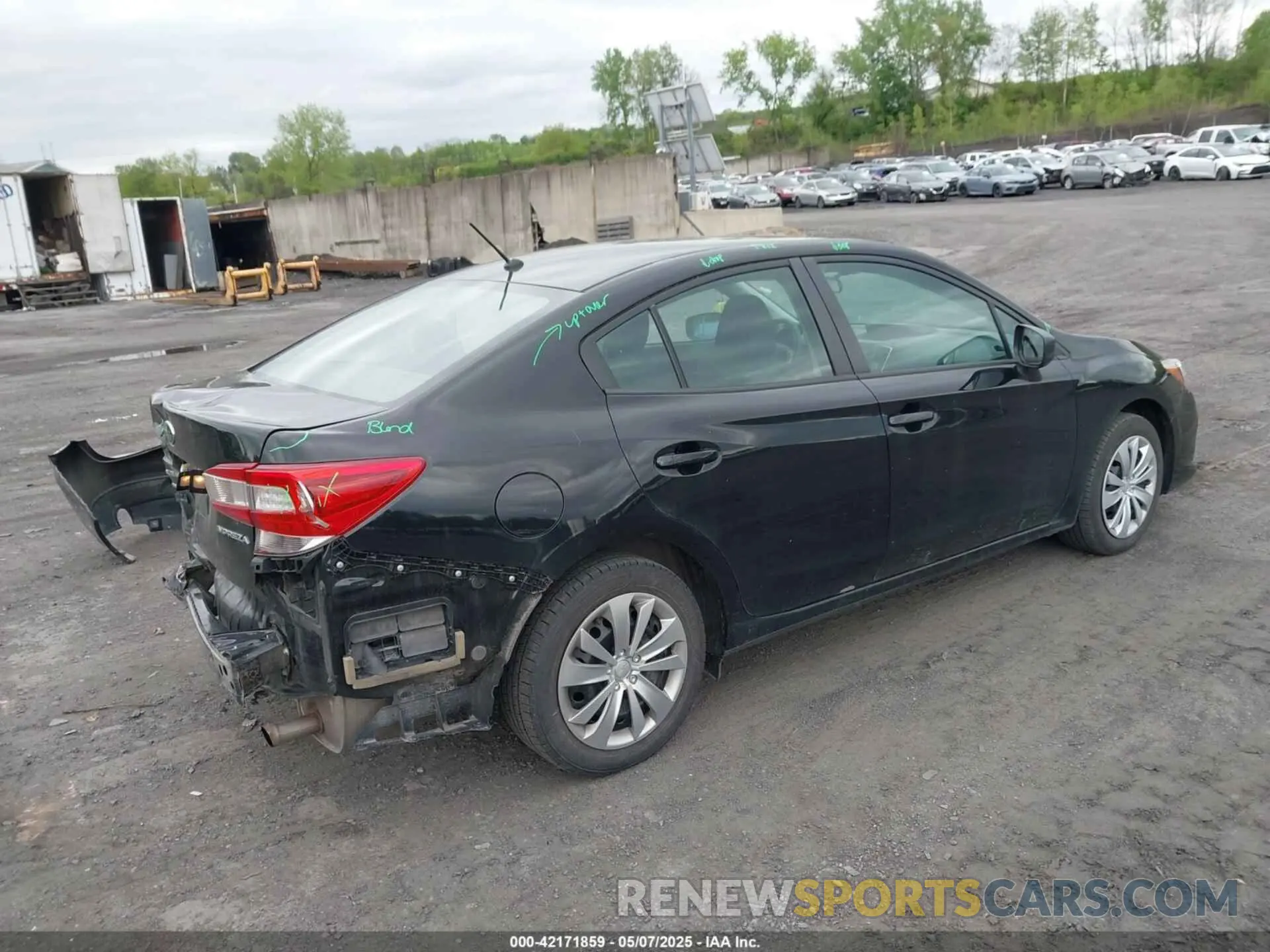 4 fotografías del automóvil dañado 4S3GKAB68M3601483 SUBARU IMPREZA 2021