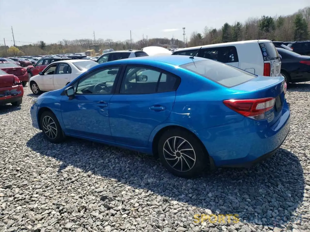 2 fotografías del automóvil dañado 4S3GKAB69M3603257 SUBARU IMPREZA 2021