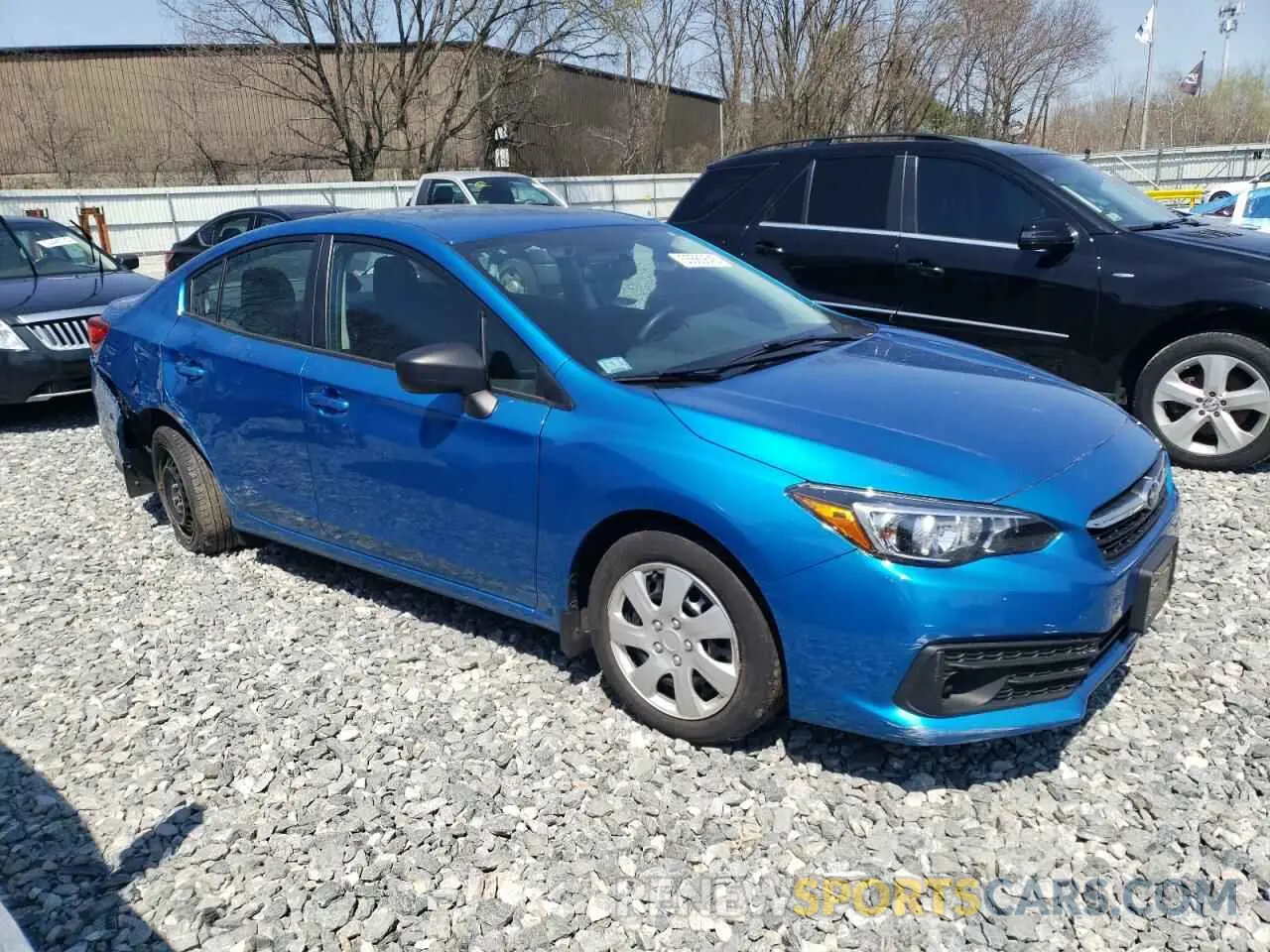 4 fotografías del automóvil dañado 4S3GKAB69M3603257 SUBARU IMPREZA 2021
