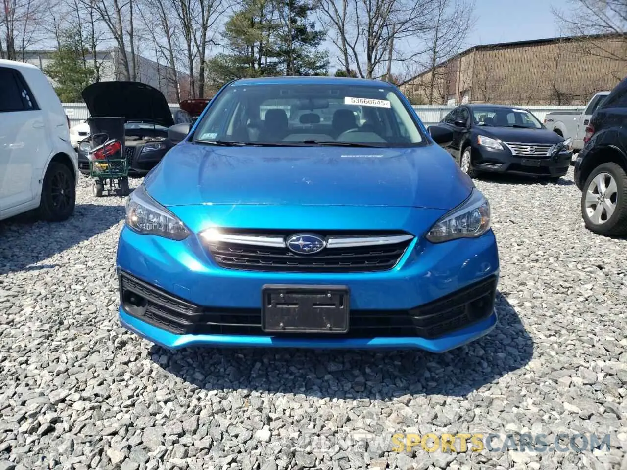 5 fotografías del automóvil dañado 4S3GKAB69M3603257 SUBARU IMPREZA 2021