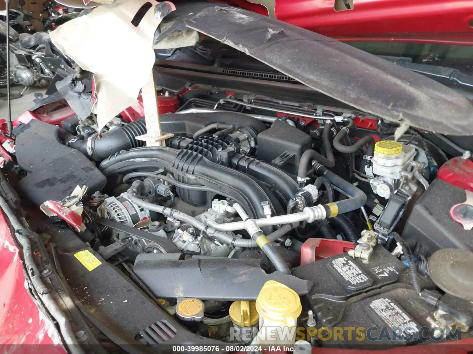 10 fotografías del automóvil dañado 4S3GKAL61M3601730 SUBARU IMPREZA 2021