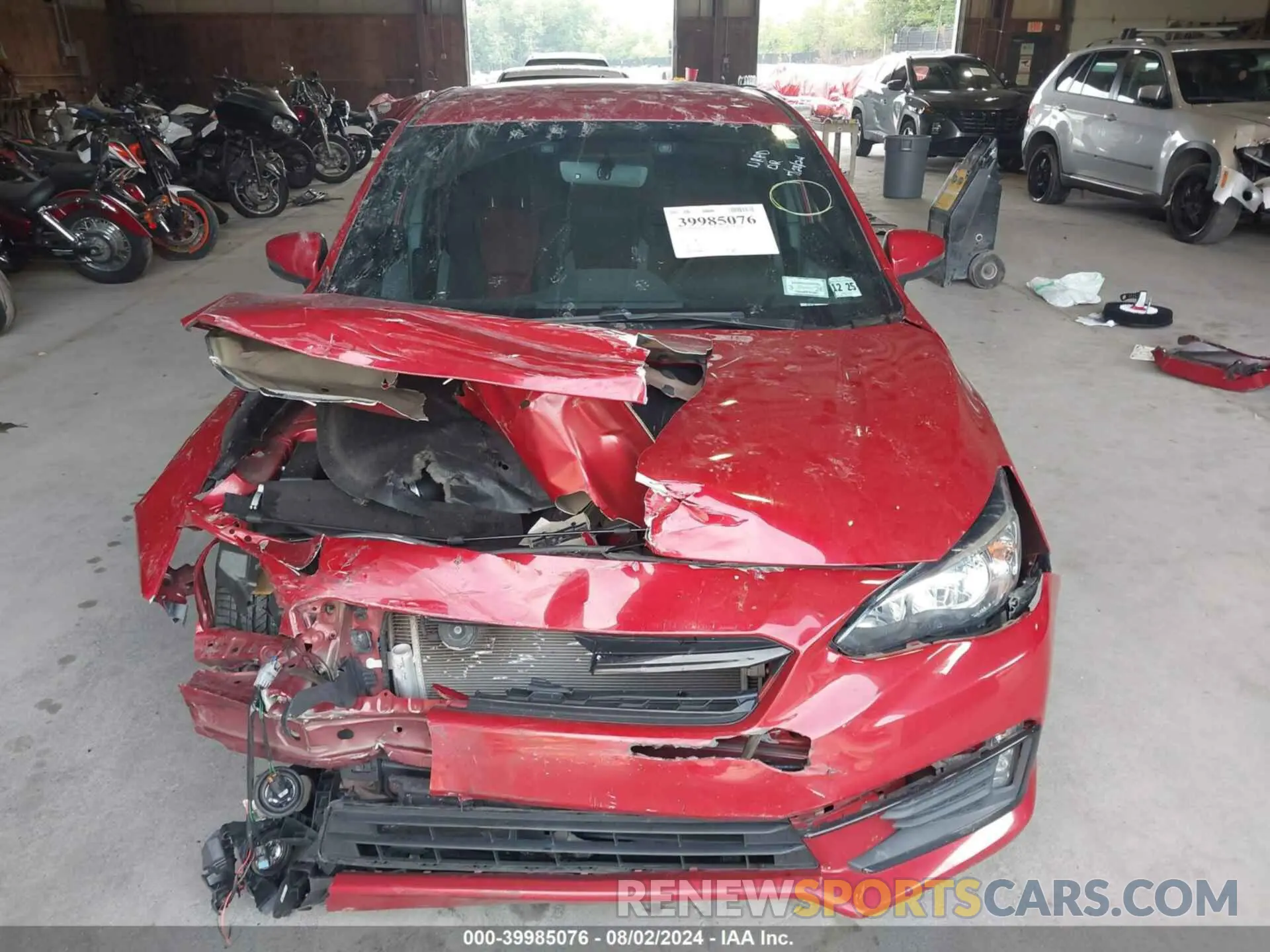12 fotografías del automóvil dañado 4S3GKAL61M3601730 SUBARU IMPREZA 2021