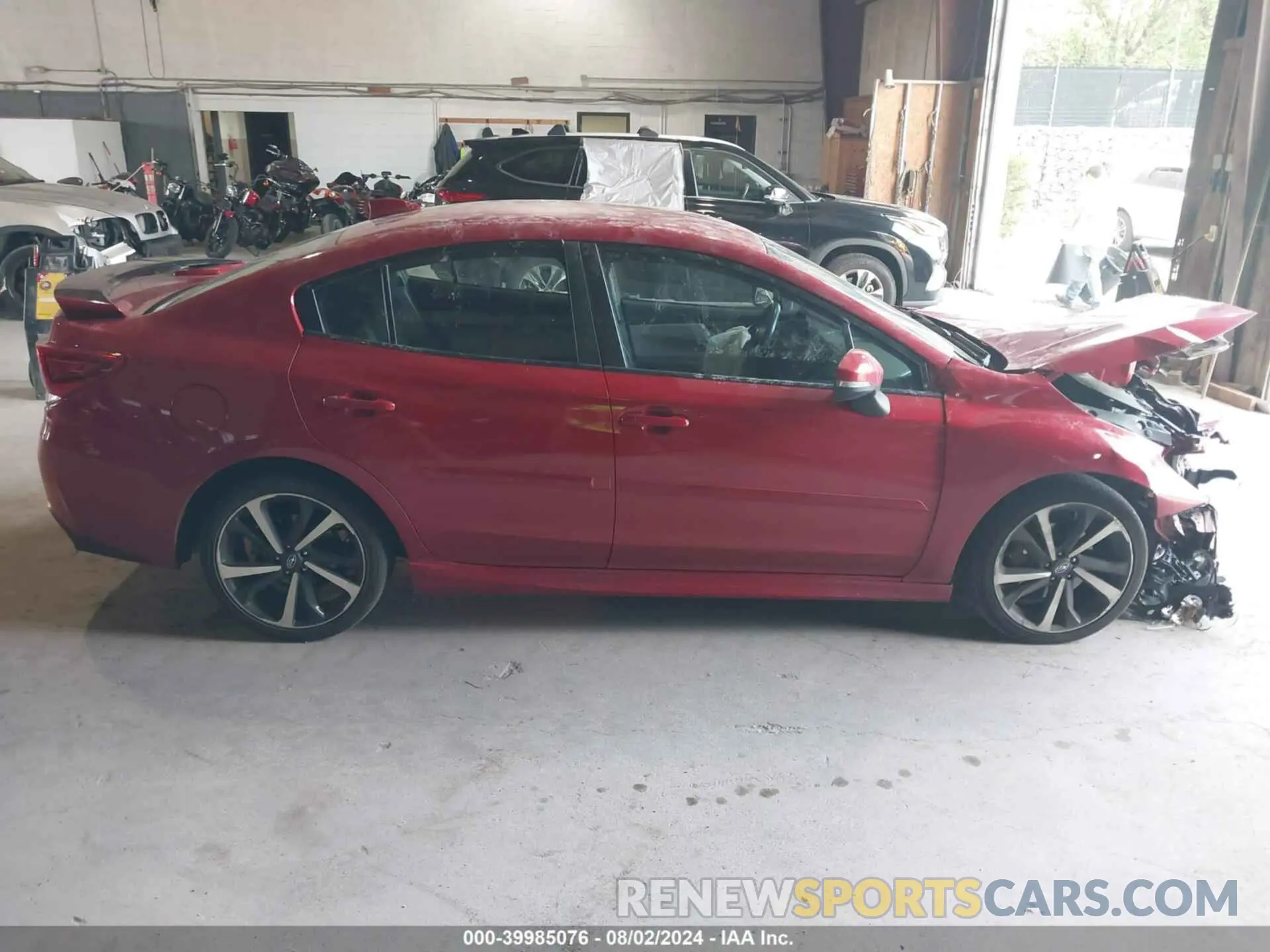 13 fotografías del automóvil dañado 4S3GKAL61M3601730 SUBARU IMPREZA 2021