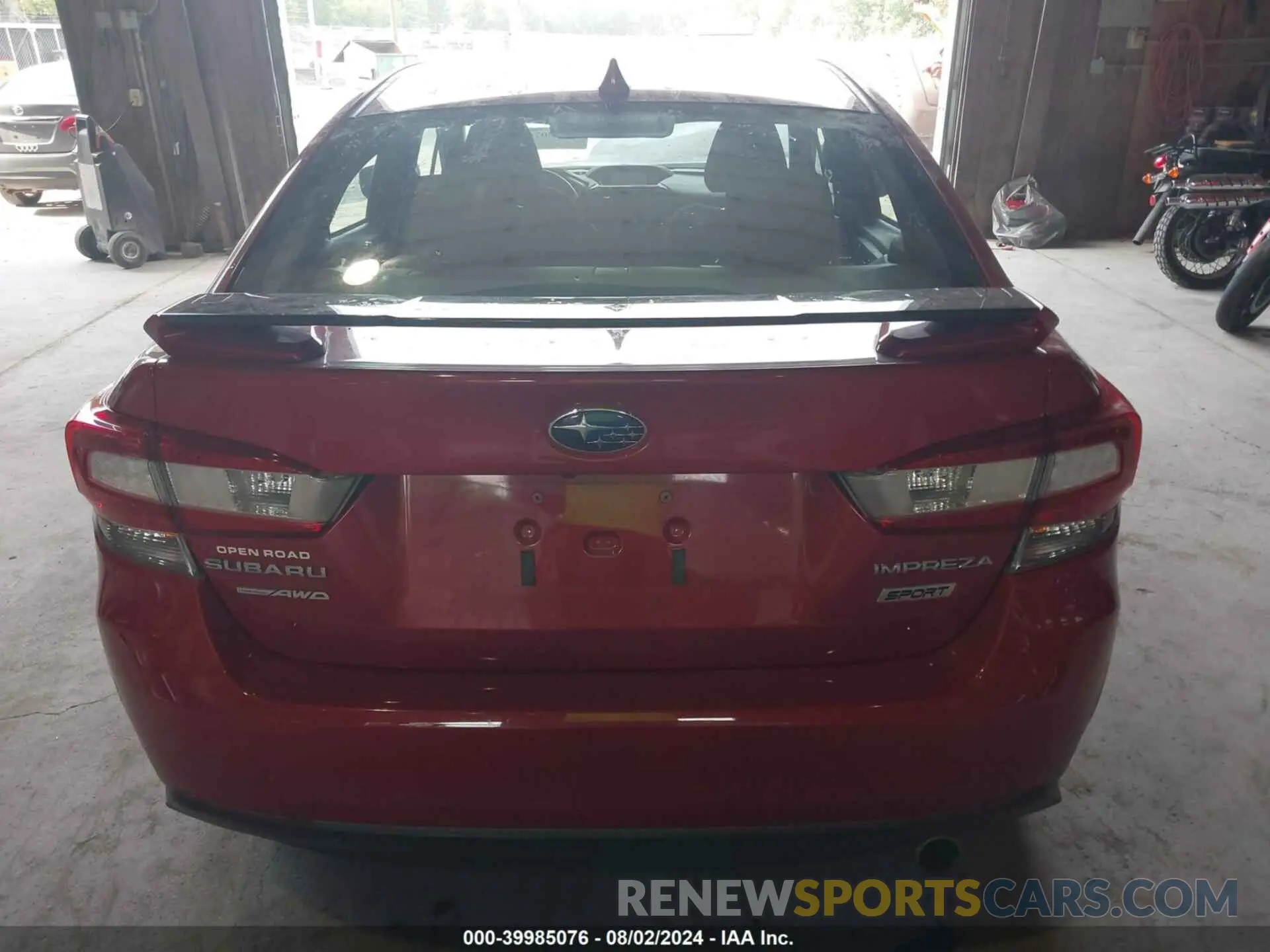 16 fotografías del automóvil dañado 4S3GKAL61M3601730 SUBARU IMPREZA 2021