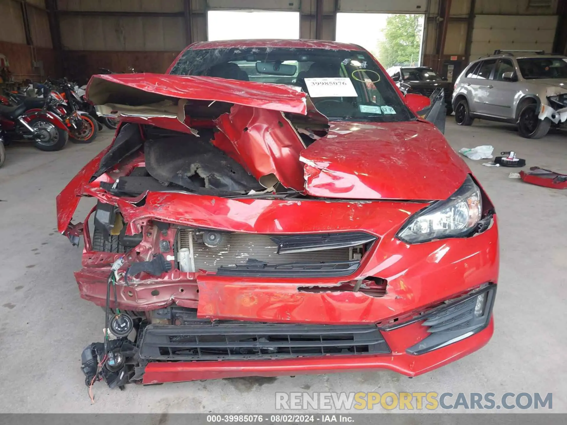 6 fotografías del automóvil dañado 4S3GKAL61M3601730 SUBARU IMPREZA 2021