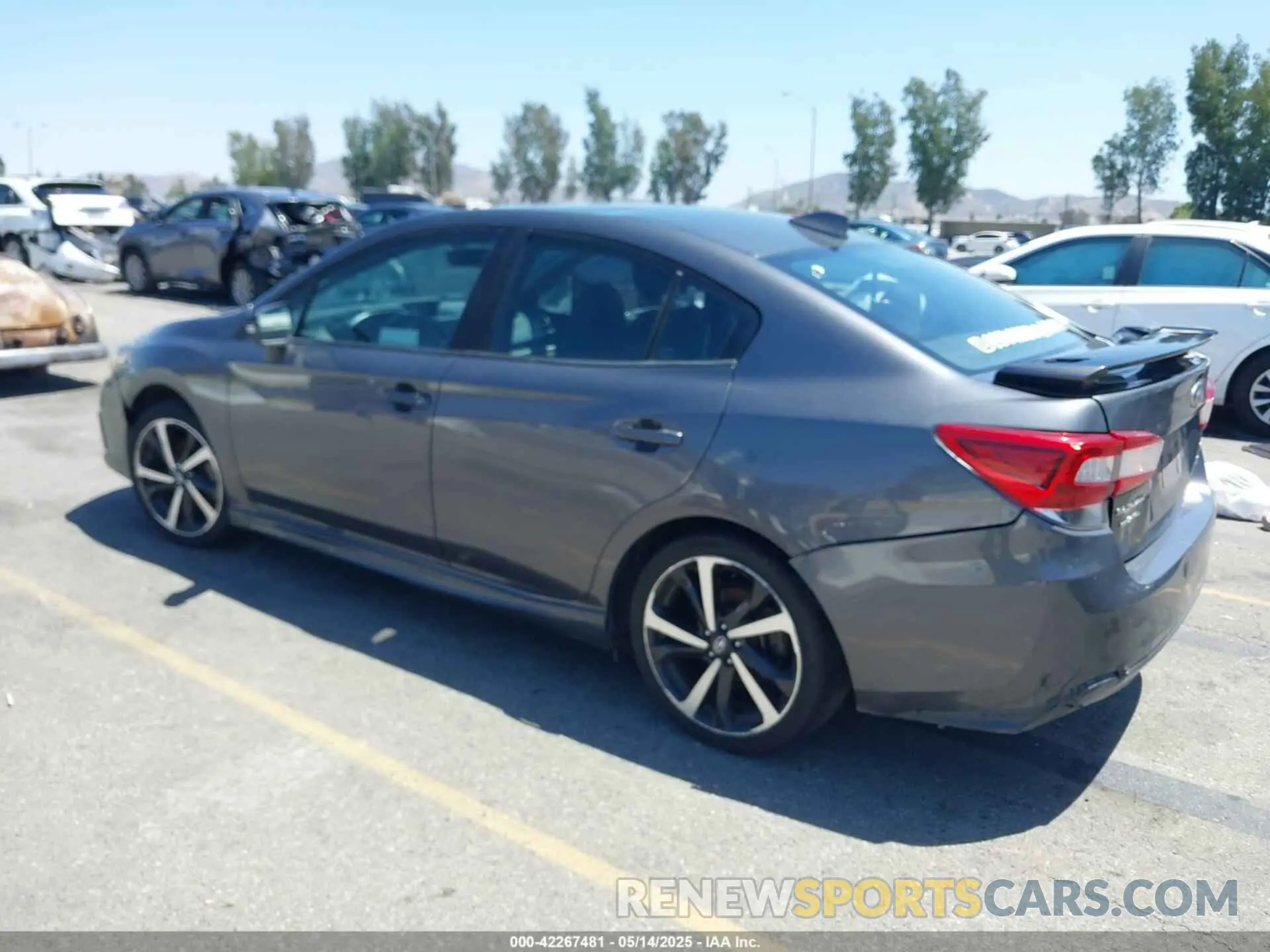 3 fotografías del automóvil dañado 4S3GKAL64M3602001 SUBARU IMPREZA 2021