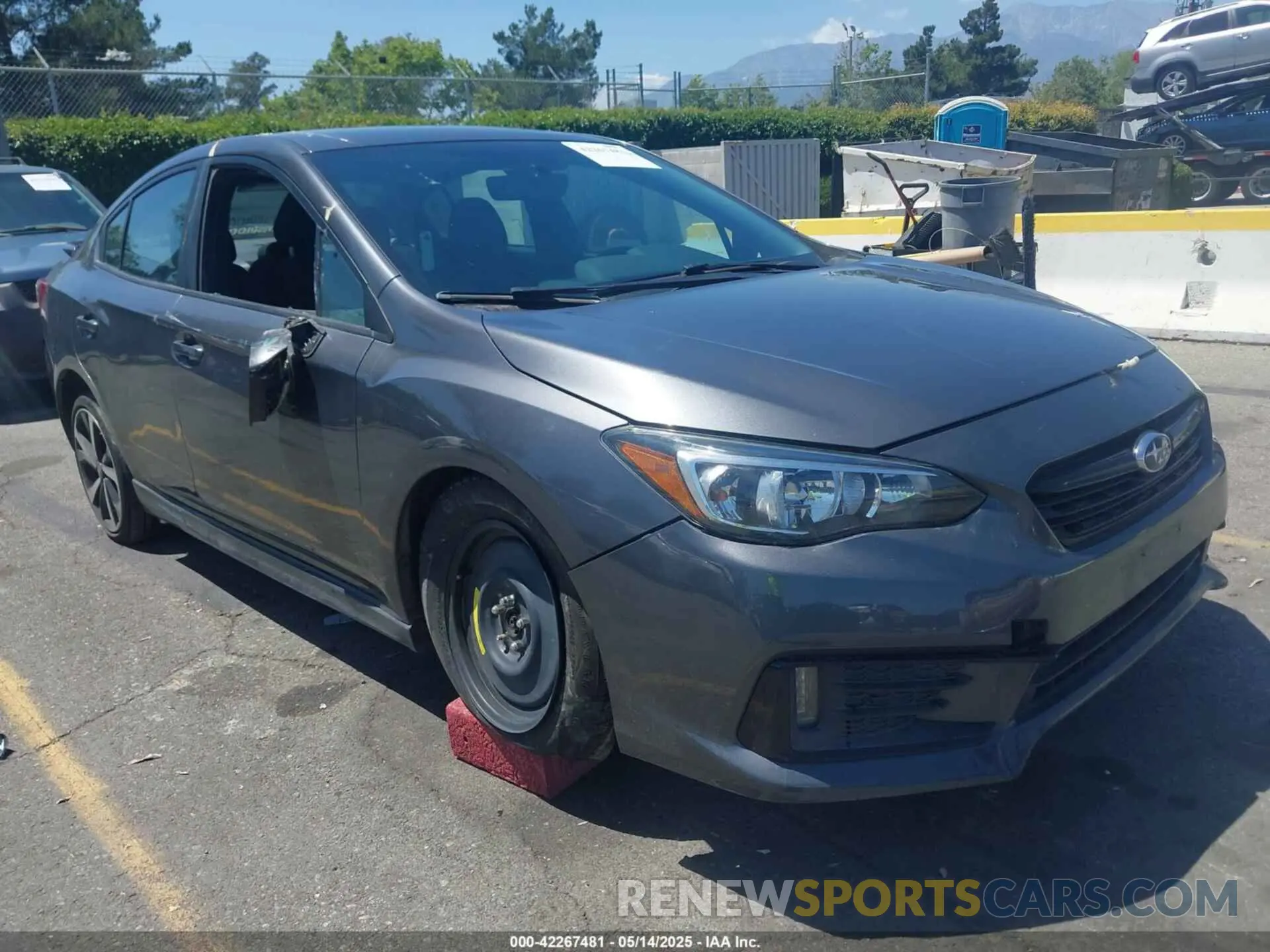 6 fotografías del automóvil dañado 4S3GKAL64M3602001 SUBARU IMPREZA 2021