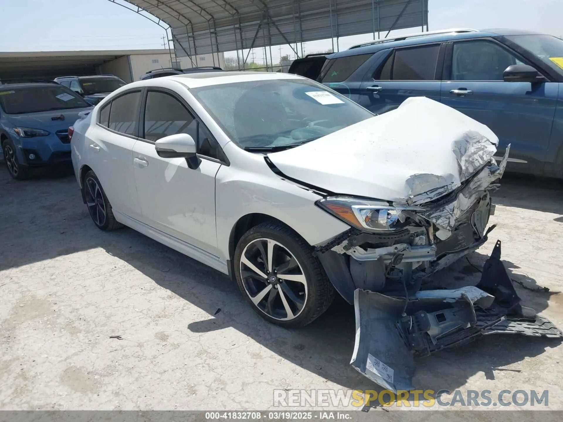 1 fotografías del automóvil dañado 4S3GKAM68M3603361 SUBARU IMPREZA 2021