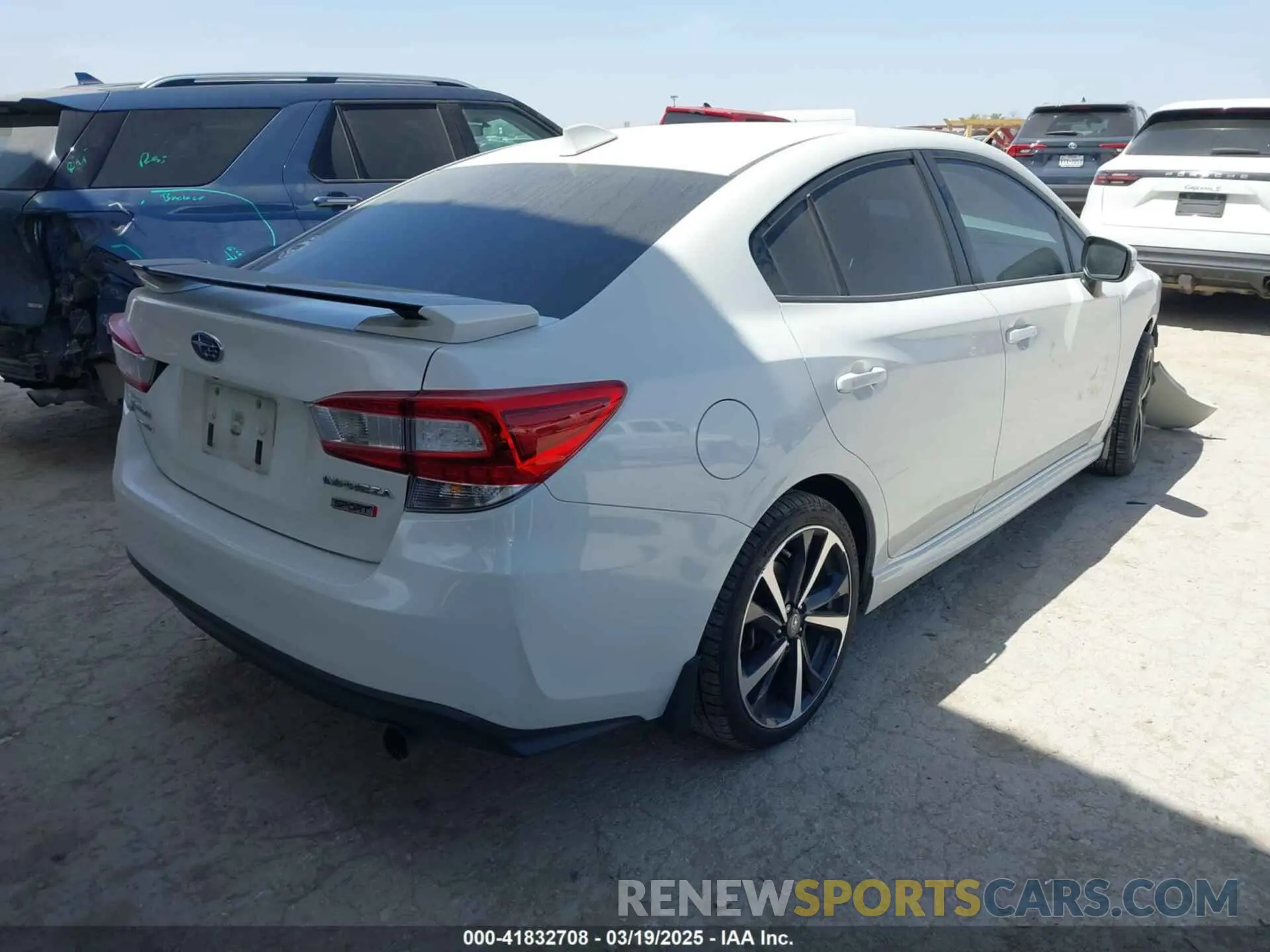 4 fotografías del automóvil dañado 4S3GKAM68M3603361 SUBARU IMPREZA 2021