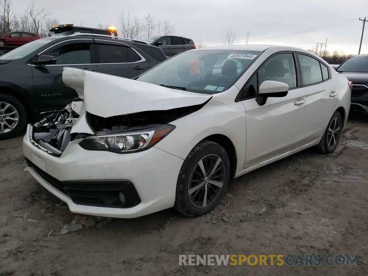 1 fotografías del automóvil dañado 4S3GKAV60M3604454 SUBARU IMPREZA 2021