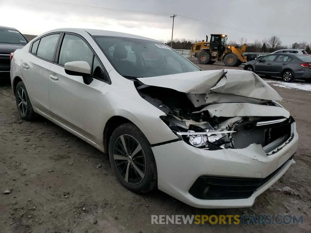 4 fotografías del automóvil dañado 4S3GKAV60M3604454 SUBARU IMPREZA 2021