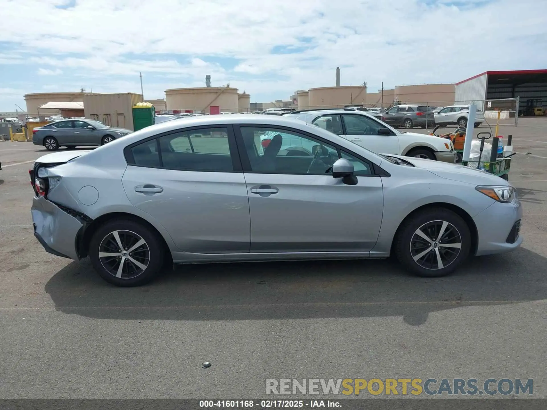13 fotografías del automóvil dañado 4S3GKAV67M3607643 SUBARU IMPREZA 2021