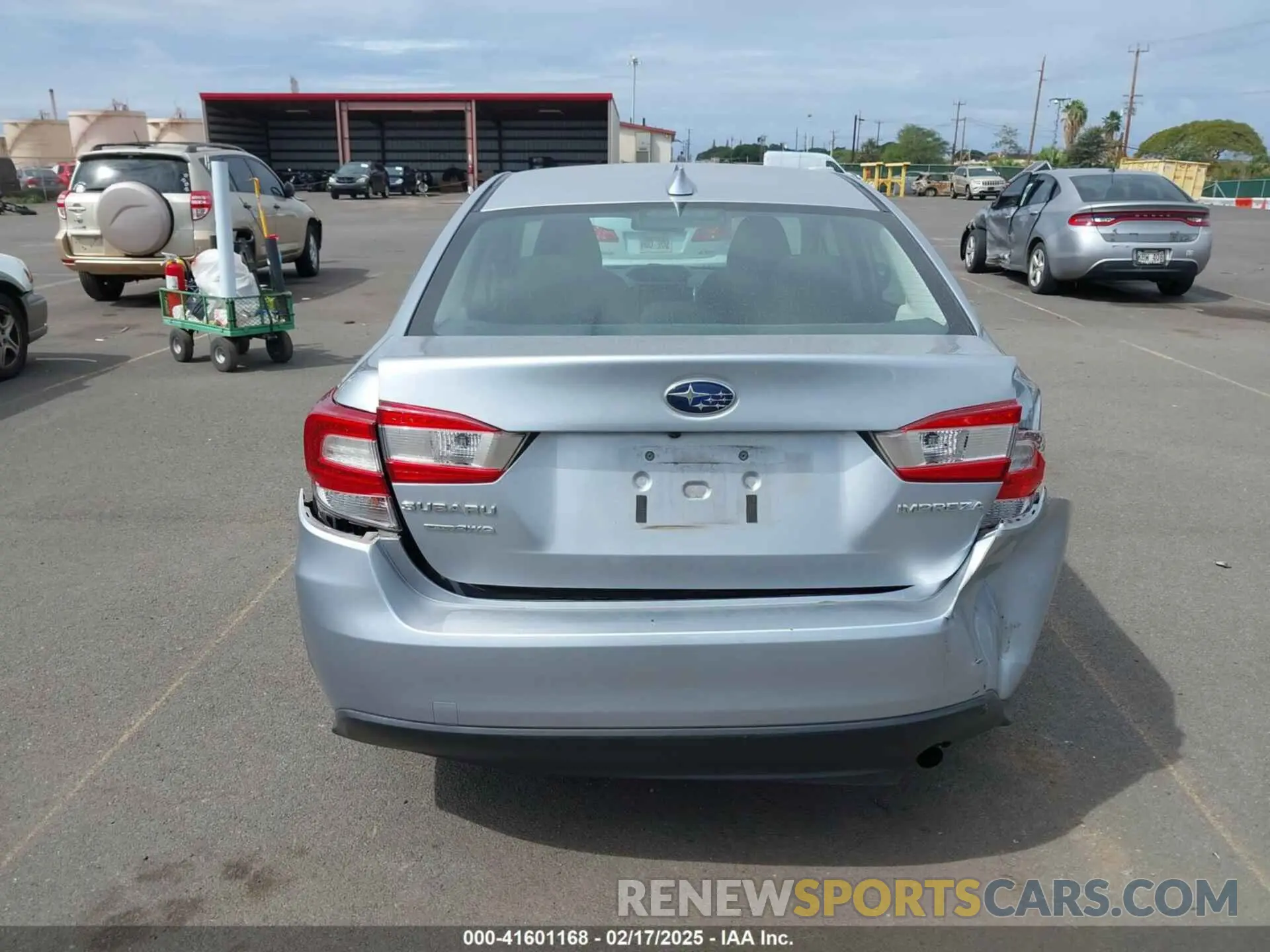 16 fotografías del automóvil dañado 4S3GKAV67M3607643 SUBARU IMPREZA 2021