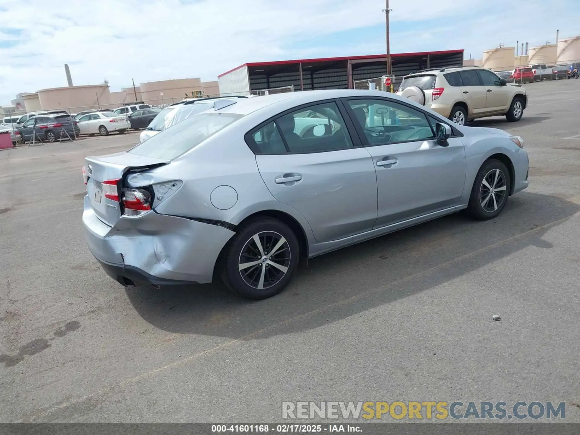 4 fotografías del automóvil dañado 4S3GKAV67M3607643 SUBARU IMPREZA 2021