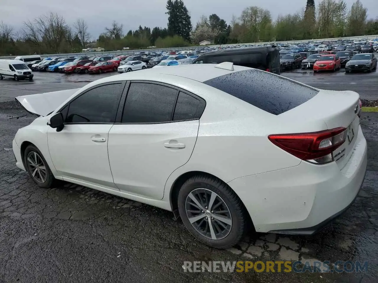 2 fotografías del automóvil dañado 4S3GKAV6XM3603781 SUBARU IMPREZA 2021