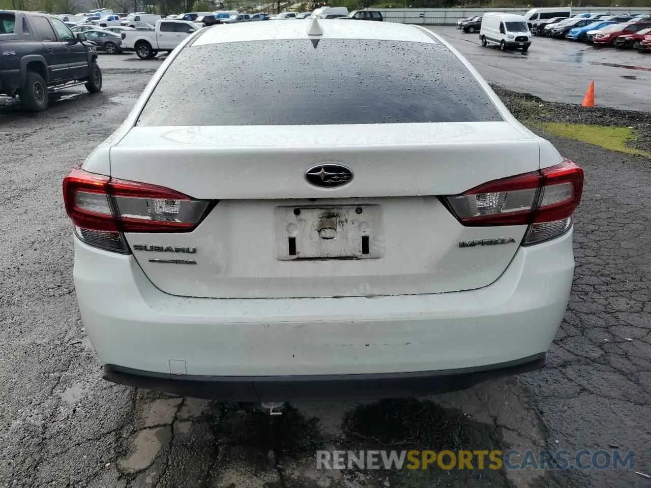 6 fotografías del automóvil dañado 4S3GKAV6XM3603781 SUBARU IMPREZA 2021