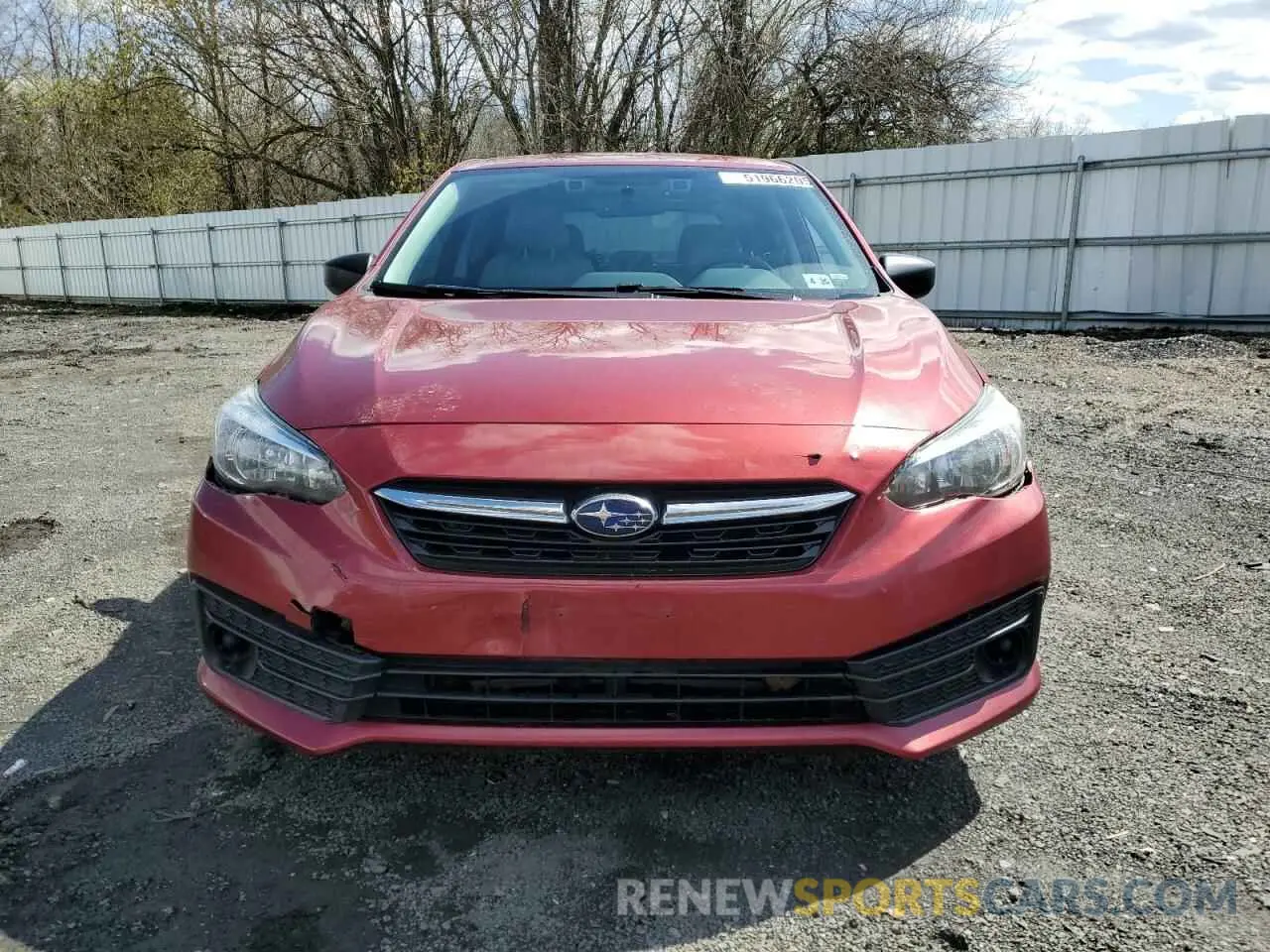 5 fotografías del automóvil dañado 4S3GTAB66M3706021 SUBARU IMPREZA 2021