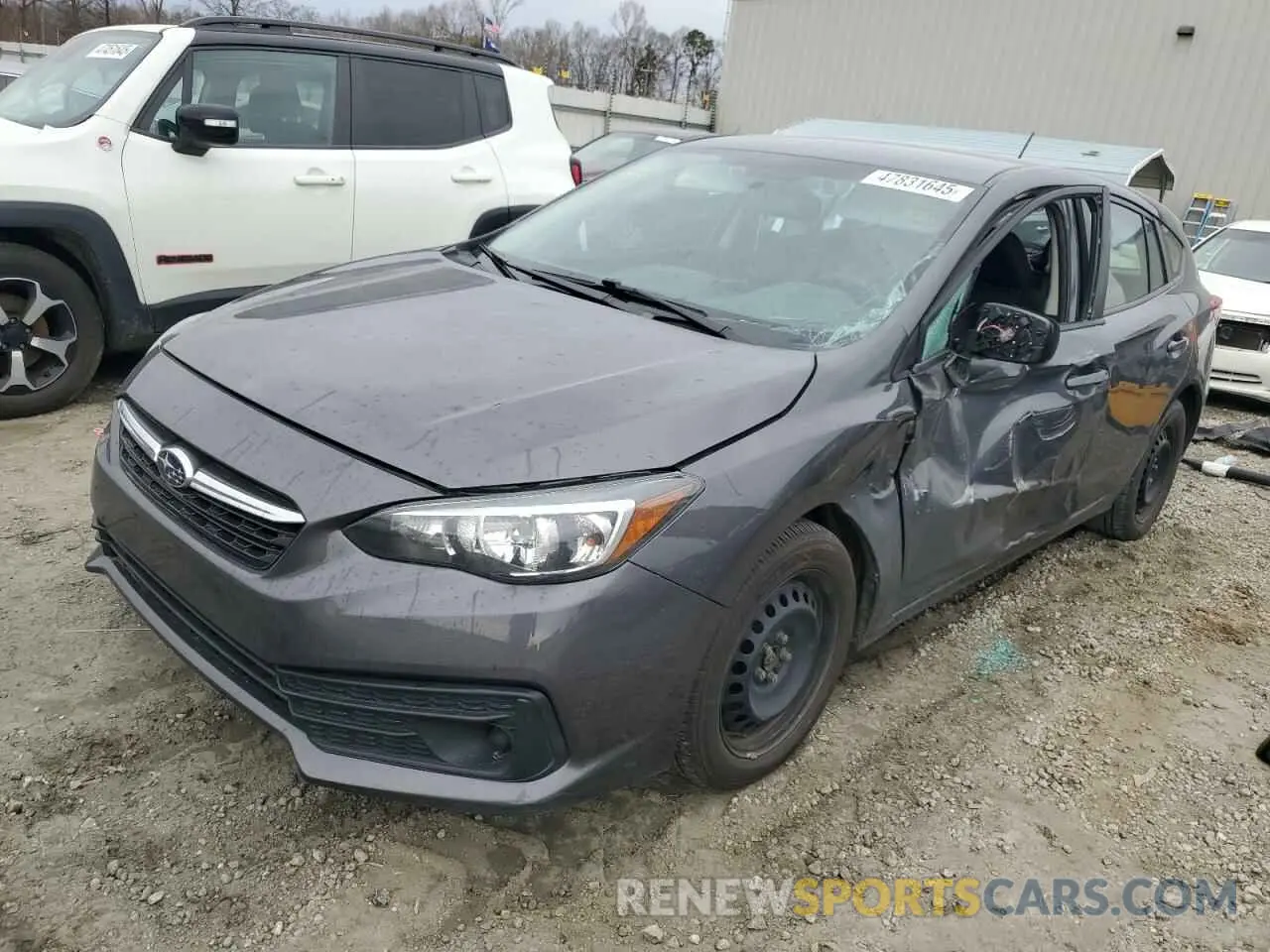1 fotografías del automóvil dañado 4S3GTAB67M3704214 SUBARU IMPREZA 2021