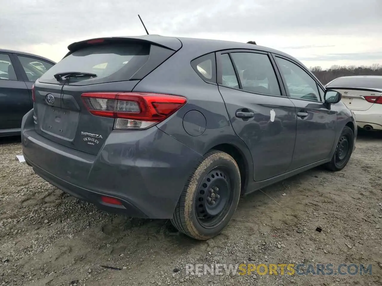 3 fotografías del automóvil dañado 4S3GTAB67M3704214 SUBARU IMPREZA 2021