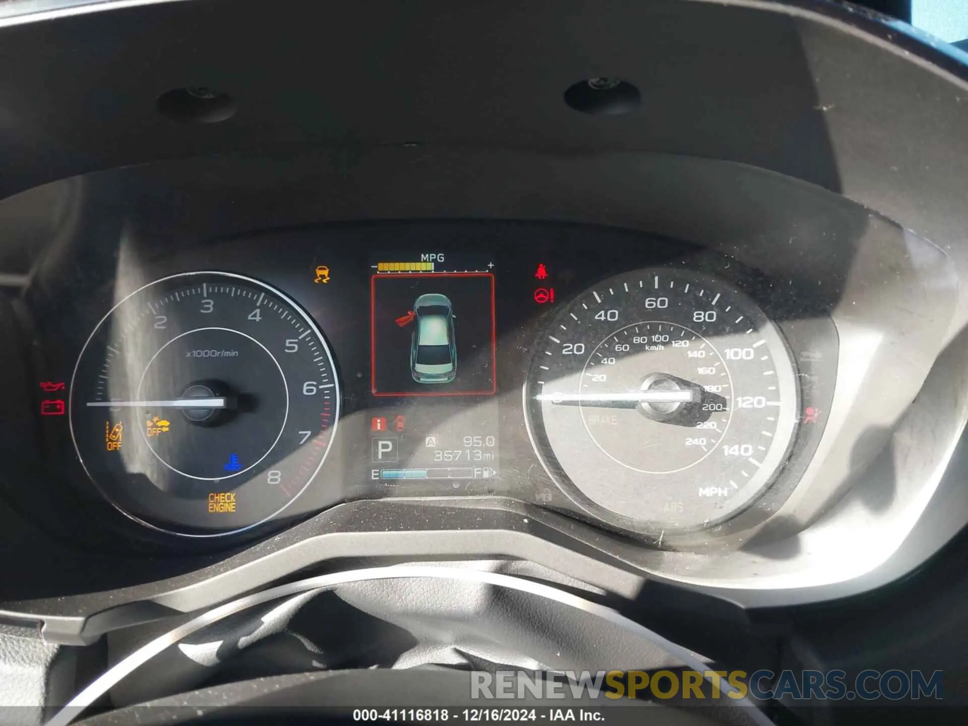 7 fotografías del automóvil dañado 4S3GTAB6XM3702778 SUBARU IMPREZA 2021