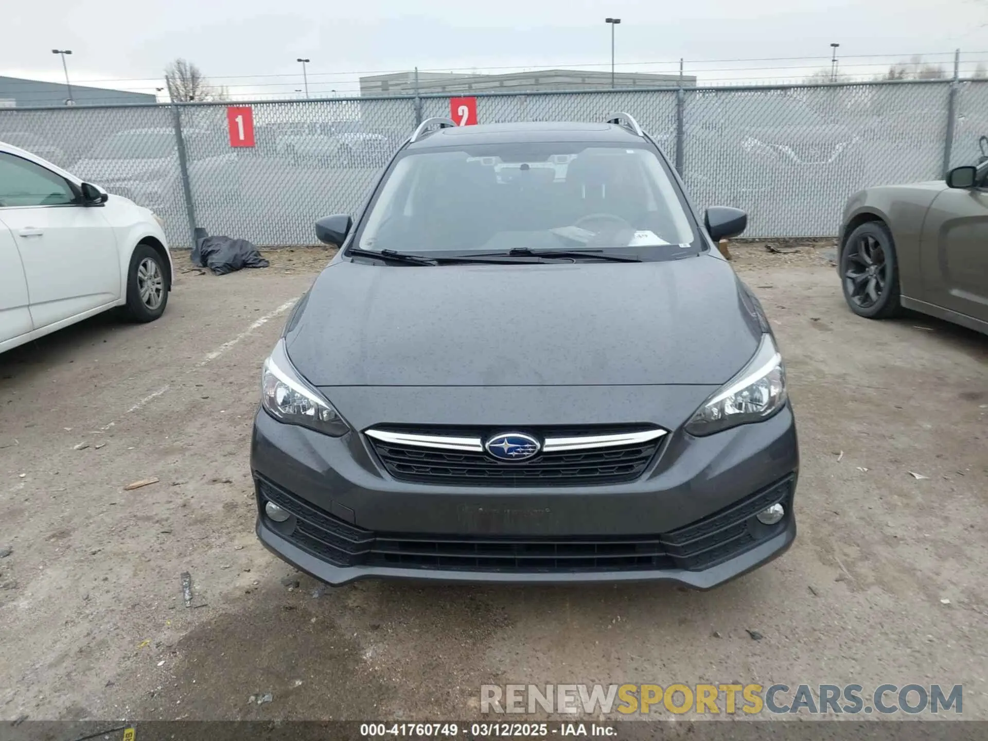 12 fotografías del automóvil dañado 4S3GTAD6XM3703426 SUBARU IMPREZA 2021