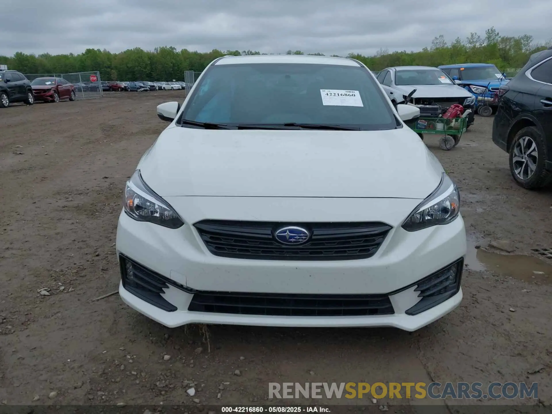 12 fotografías del automóvil dañado 4S3GTAJ66M1705044 SUBARU IMPREZA 2021