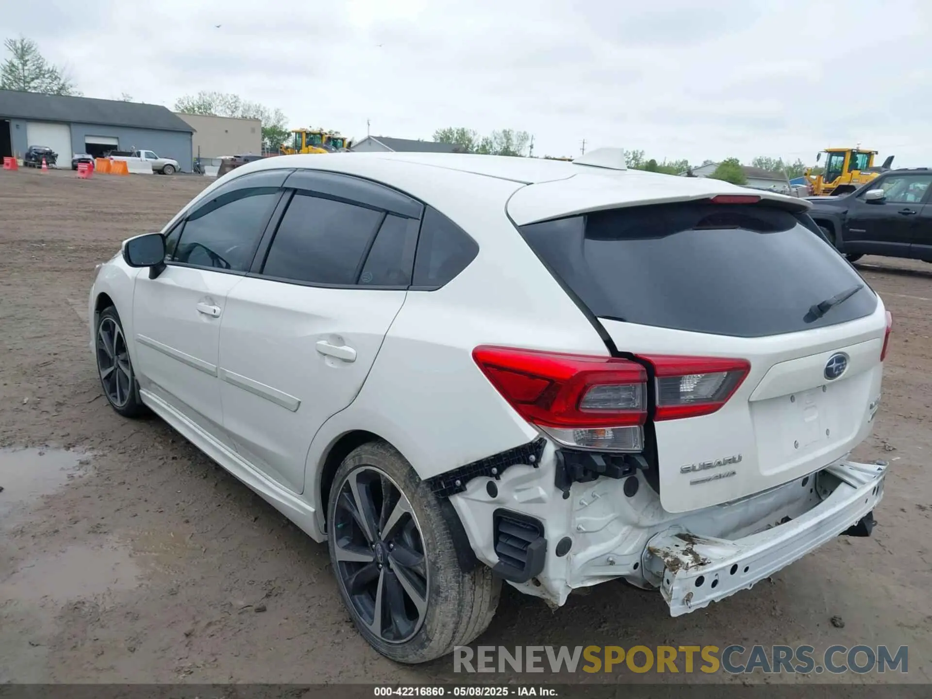3 fotografías del automóvil dañado 4S3GTAJ66M1705044 SUBARU IMPREZA 2021
